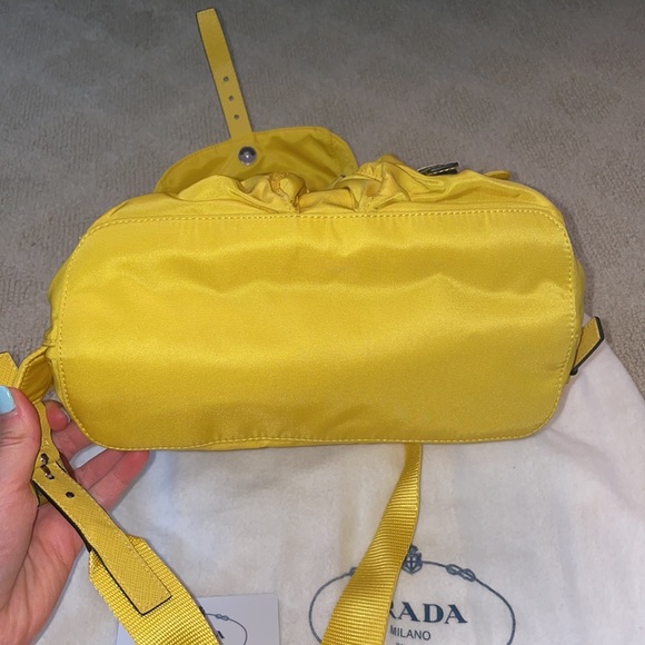 Prada Yellow Mini Knapsack - Picture 6 of 6